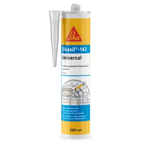 Sikasil®-142 Universal 280 мл Универсальный силиконовый герметик прозрачный