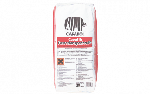Сухая строительная смесь для внутренних и наружных работ Caparol Capalith Fassadenspachtel P / Капалит Фассаденшпахтель П