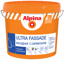 Краска водно-дисперсионная для наружных работ Alpina EXPERT Ultra Fassade / Ультра Фасад