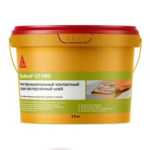 SikaBond®-177 PRO 13 кг Многофункциональный контактный водно-дисперсионный клей