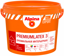Краска водно-дисперсионная для внутренних работ Alpina EXPERT Premiumlatex 3 / Премиумлатекс 3
