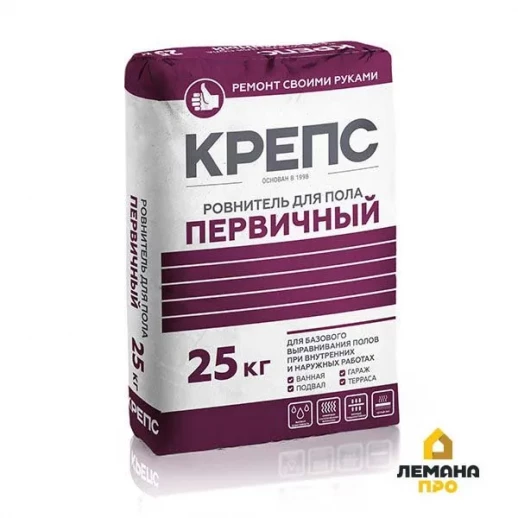 КРЕПС ровнитель для пола "Первичный" 25 кг