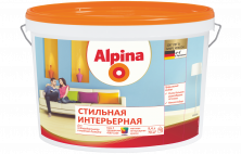 Краска водно-дисперсионная для внутренних работ Alpina Стильная интерьерная