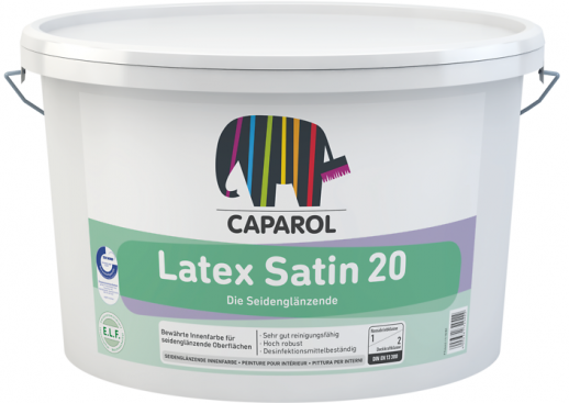 Краска водно-дисперсионная для внутренних работ Caparol Latex Satin 20 / Латекс Сатин 20