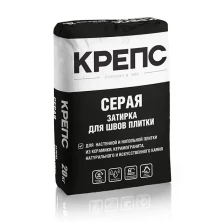 КРЕПС "Затирка серая" 20 кг