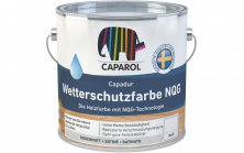 Краска водно-дисперсионная для наружных работ Caparol Capadur Wetterschutzfarbe NQG / Кападур Веттершутцфарбе NQG
