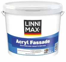 Краска водно-дисперсионная для наружных работ LINNIMAX Acryl Fassade 