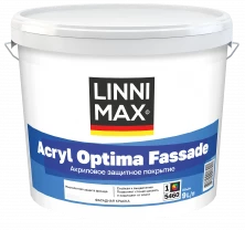 Краска водно-дисперсионная для наружных работ LINNIMAX Acryl Optima Fassade 