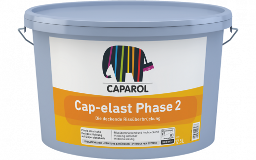 Краска водно-дисперсионная для наружных работ Caparol Cap-elast Phase 2 / Кап-эласт