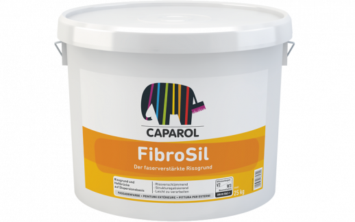 Краска водно-дисперсионная для наружных и внутренних работ Caparol Fibrosil / Фибросил