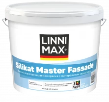 Краска силикатная для наружных работ LINNIMAX Silikat Master Fassade 