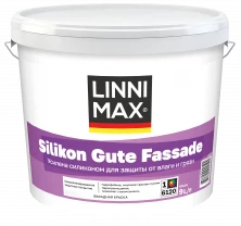 Краска силикон модифицированная для наружных работ LINNIMAX Silikon Gute Fassade 