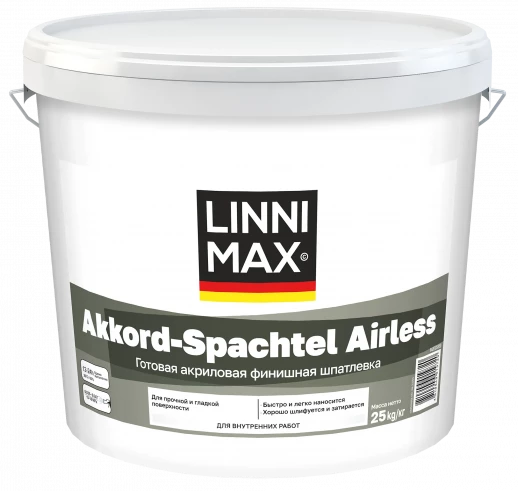 Шпатлевка для внутренних работ LINNIMAX Akkord-Spachtel Airless 1