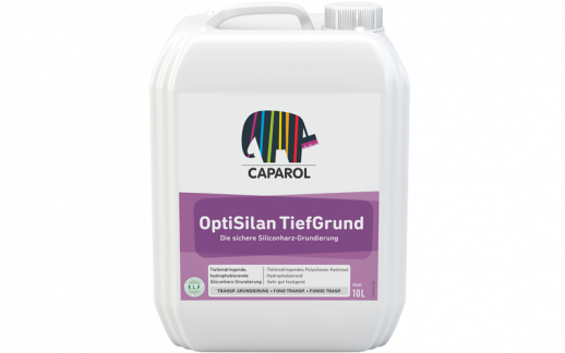 Грунтовка для наружных и внутренних работ Caparol OptiSilan Tiefgrund / ОптиСилан Тифгрунд