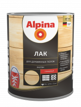 Лак алкидно-уретановый Alpina Лак для деревянных полов