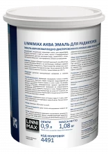 Эмаль акриловая LINNIMAX Аква Эмаль для радиаторов 1
