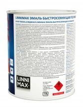 Грунт-эмаль алкидная LINNIMAX Эмаль быстросохнущая по ржавчине шелковисто-матовая 1