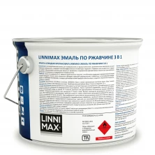 Эмаль алкидно-уретановая LINNIMAX Эмаль по ржавчине 3 в 1 1