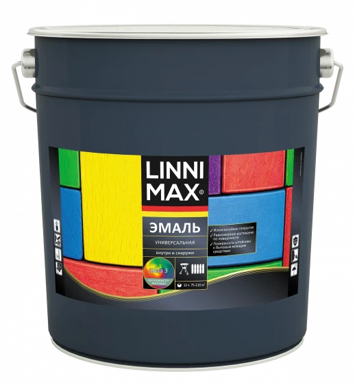 Эмаль алкидная LINNIMAX Эмаль универсальная 1