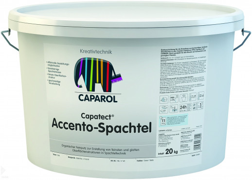 Декоративная шпатлевка на полимерной основе Capatect ACCENTO SPACHTEL / АЧЕНТО ШПАХТЕЛЬ