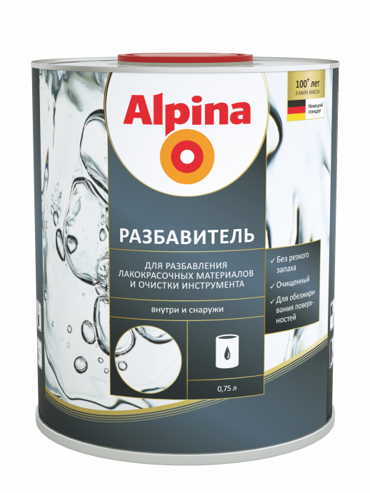 Разбавитель для лакокрасочных материалов Alpina Разбавитель