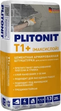 PLITONIT Т1+ (МаксиСлой) цементная штукатурка 25 кг