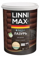 Лессирующий антисептик LINNIMAX Аква Лазурь для дерева 1