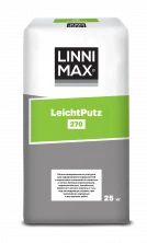 Смесь сухая штукатурная для наружных и внутренних работ LINNIMAX LeichtPutz 270 1