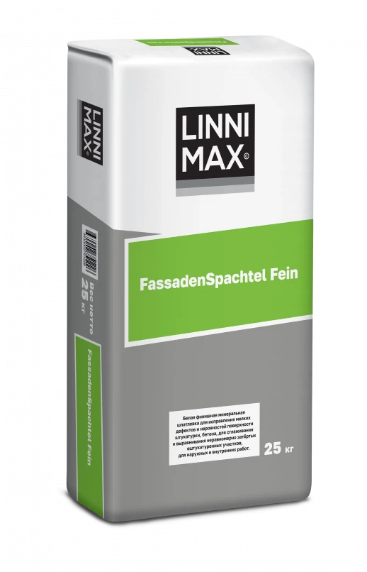 Смесь сухая шпатлевочная LINNIMAX FassadenSpachtel Fein 1