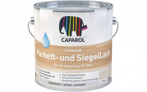 Лак акриловый Caparol Capadur Parkett und Siegellack hochglaenzend / Кападур Паркет унд Зигельлак высокоглянцевый