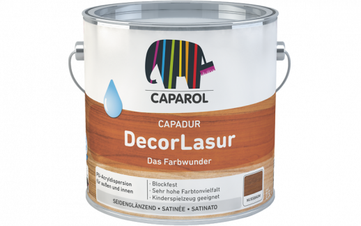 Акриловая лазурь Caparol Capadur DecorLasur farblos / Кападур ДекорЛазурь бесцветная колеруемая