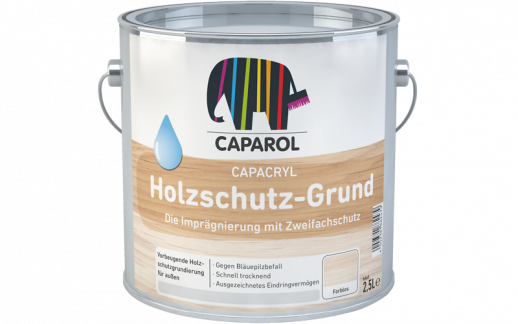 Грунт с биоцидами Caparol Capacryl Holzschutz-Grund / Капакрил Хольцшутц-Грунт бесцветный