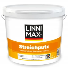 Краска толстослойная фактурная LINNIMAX Streichputz / Штрайхпутц 16 кг 